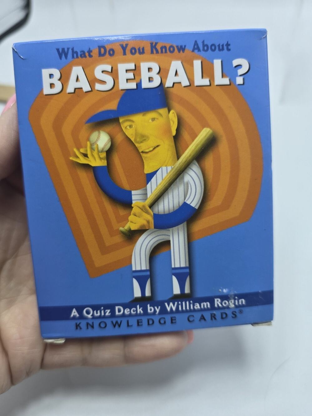 What Do You Know About Baseball Game Knowledge Trivia Quiz Card Deck Game